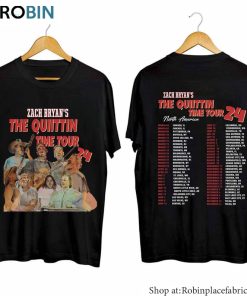 The Quittin Time 2024 Sweatshirt , Zach Bryan Tour Unisex Shirt