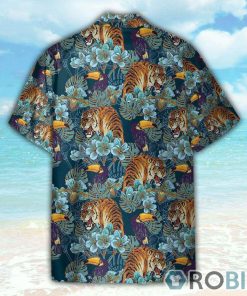 Tiger And Peacock Tropical Pattern Japanese Style Hawaiian Shirt Tiger And Peacock Tropical Pattern Japanese Style Hawaiian Shirt