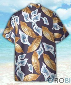 Tom Selleck Magnum Pi Calla Lily Purple Cosplay Costume Hawaiian Shirt Tom Selleck Magnum Pi Calla Lily Purple Cosplay Costume Hawaiian Shirt