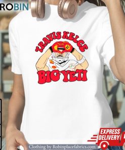 Travis Kelce Big Yeti Heart Hands Chiefs Football Shirt
