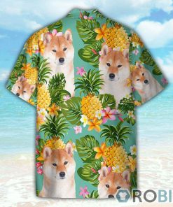 Tropical Pineapple Shiba Funny Button’s Up Shirts Hawaiian Shirt Tropical Pineapple Shiba Funny Button’s Up Shirts Hawaiian Shirt