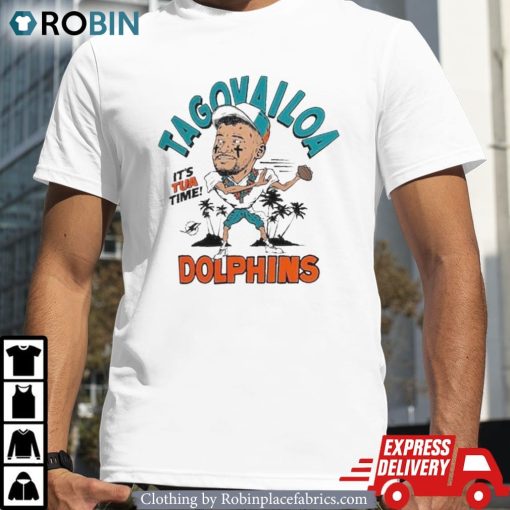Tua Tagovailoa Miami Dolphins Caricature Player Tri-Blend Unisex Shirt, Hoodie, Sweatshirt