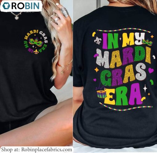 Tuesday Eras Tour Inspired T Shirt, In My Mardi Gras Era Shirt Unisex Hoodie