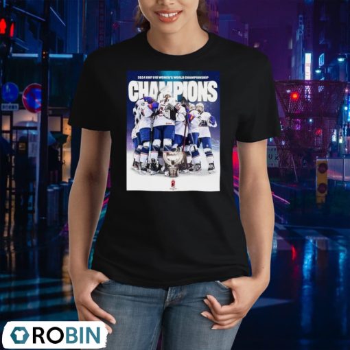 U18 Usa Women’s Hockey Team Wins Gold Medal In 2024 Iifh U18 Women’s World Championship Unisex Shirt