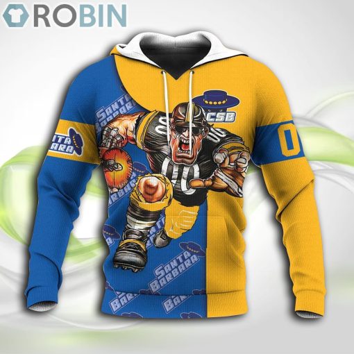 UC Santa Barbara Gauchos NCAA Hoodie Football Go On
