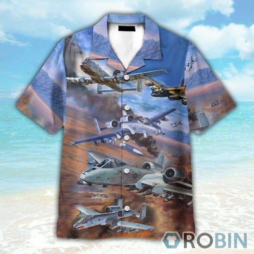 United States Air Force Fairchild Republic Hawaiian Shirt
