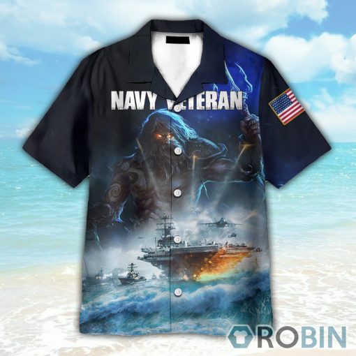 United States Navy Veteran Button’s Up Shirts, Hawaiian Shirt
