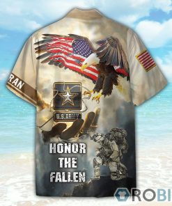 US Army Veteran Honor The Fallen Hawaiian Shirt US Army Veteran Honor The Fallen Hawaiian Shirt