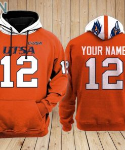 UTSA Roadrunners football Hoodie Custom Name and Number