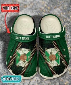 Varbergs BoIS Leather Zip Design Crocs Shoes