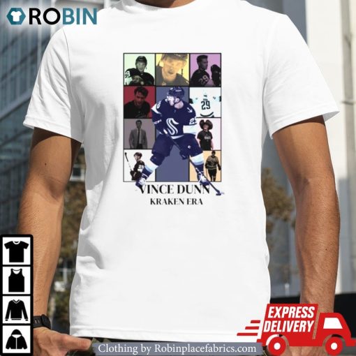 Vince Dunn Kraken Eras Hockey Shirt