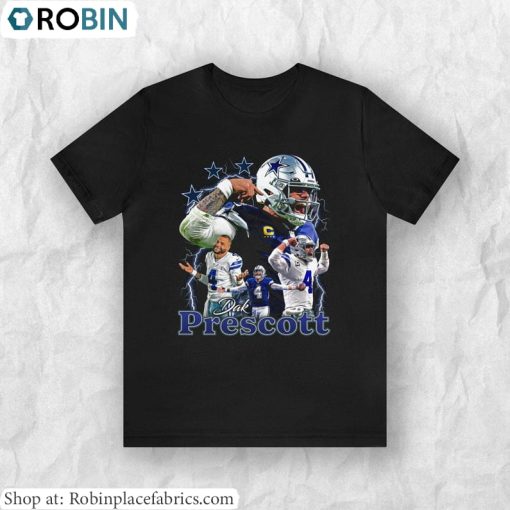 Vintage Dak Prescott Shirt, Prescott Long Sleeve Short Sleeve