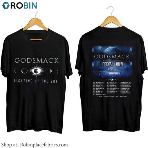 Vintage Godsmack Shirt, Godsmack 2023 Fall Tour Long Sleeve Tee Tops
