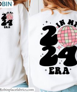 Vintage In My 2024 Era Shirt, New Years Party Unisex T Shirt Unisex Hoodie