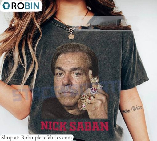 Vintage Nick Saban Shirt, Nick Saban Alabama Football Hoodie, Sweatshirt Unisex