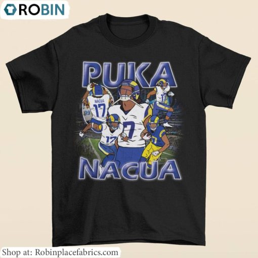 Vintage Puka Nacua Shirt, Funny Football Unisex Hoodie Crewneck