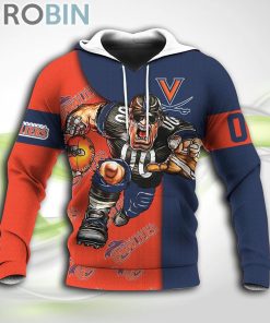 Virginia Cavaliers NCAA Hoodie Football Go On