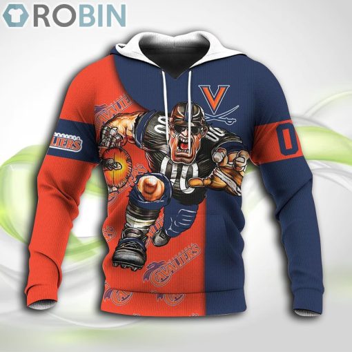 Virginia Cavaliers NCAA Hoodie Football Go On