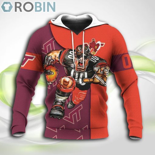 Virginia Tech Hokies NCAA Hoodie Football Go On