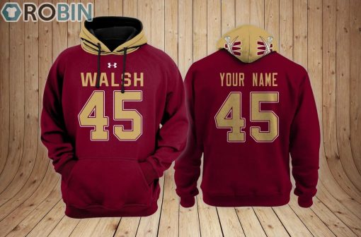 Walsh University football Hoodie Custom Name and Number