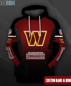 washington-commanders-polygon-pattern-design-3d-hoodie-3