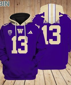 Washington Huskies Hoodie Custom Name and Number