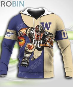 Washington Huskies NCAA Hoodie Football Go On