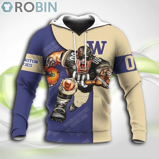 Washington Huskies NCAA Hoodie Football Go On