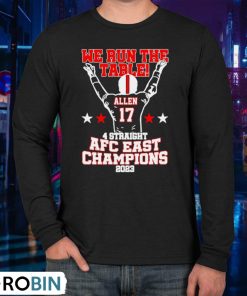 We The Table 4 Straight Afc Champions Allen 17 Victory 2023 Shirt