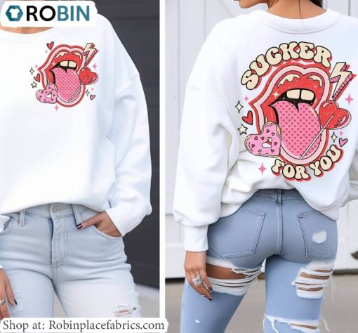 Wear Your Heart With Cozy T Shirt, I’m A Sucker For You Shirt Hoodie