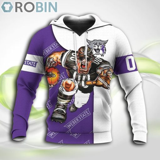 Weber State Wildcats NCAA Hoodie Football Go On