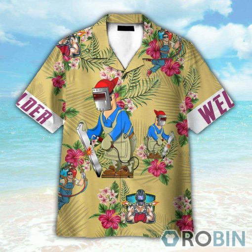 Welder Button’s Up Shirts, Hawaiian Shirt