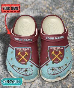 West Ham United F.C Crocs Shoes West Ham United F.C Crocs Shoes
