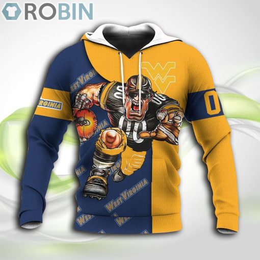 West Virginia Mountaineers NCAA Hoodie Football Go On