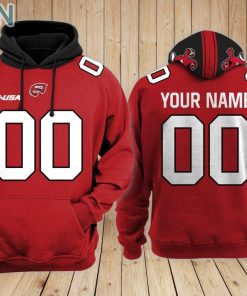 Western Kentucky University Hoodie Custom Name and Number