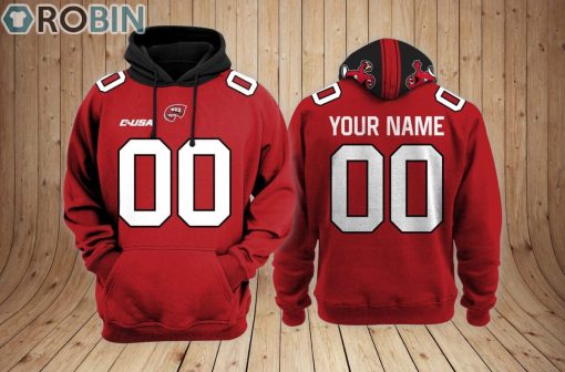 Western Kentucky University Hoodie Custom Name and Number