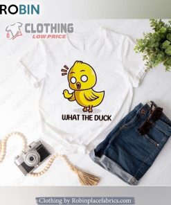 What The Duck Unisex Shirt, Funny Duck Shirt, Duck Shirt, Duck With Rubber Duck Meme