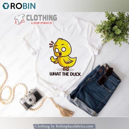 What The Duck Unisex Shirt, Funny Duck Shirt, Duck Shirt, Duck With Rubber Duck Meme