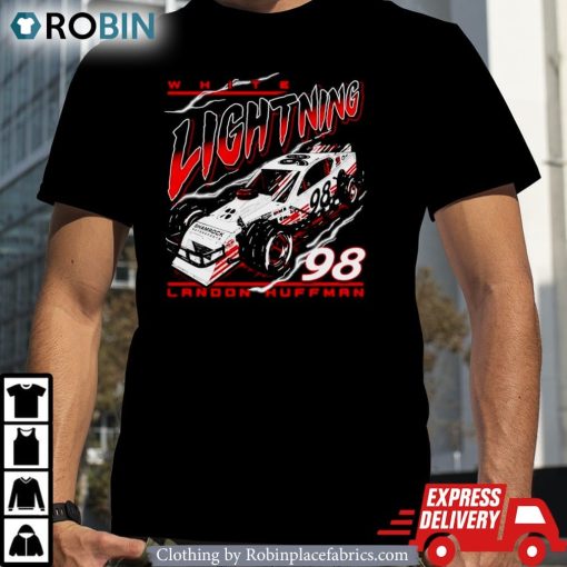 White Lightning Landon Huffman 2024 Modified Tour Graphic Shirt