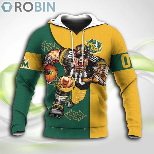 William and Mary Tribe NCAA Hoodie Football Go On