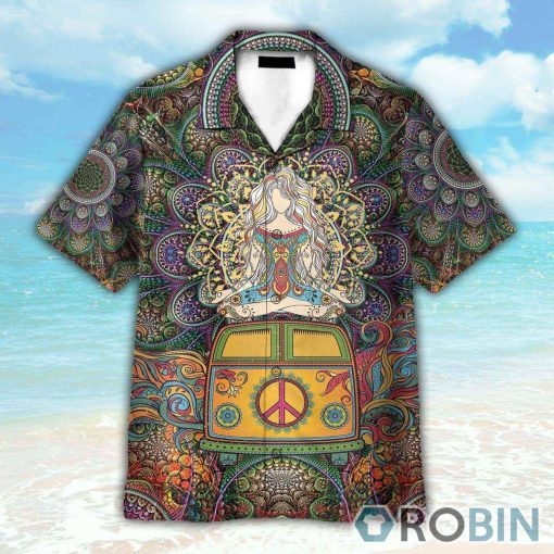 World Of Hippie And Yoga Hawaiian Shirt