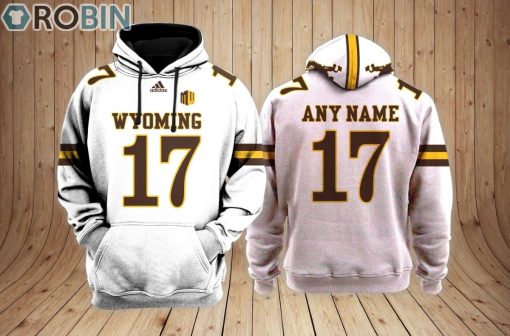 Wyoming Cowboys football Logo Design Hoodie Custom Name and Number