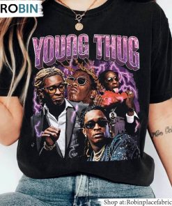 Young Thug Shirt, Rapper Short Sleeve Hoodie