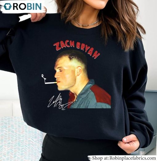 Zach Bryan Tour Shirt, Concert Short Sleeve Sweatshirt