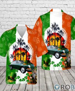1965 Porsche 911 Coupe Irish Green St Patrick’s Day Hawaiian Shirt