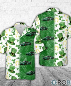 2017 Ferrari 488 Spider ‘Green Jewel’ St Patrick’s Day Hawaiian Shirt