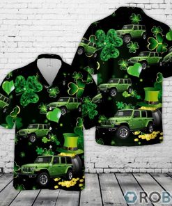 2019 Jp Wrangler Green, Patrick’s Day Hawaiian Shirt