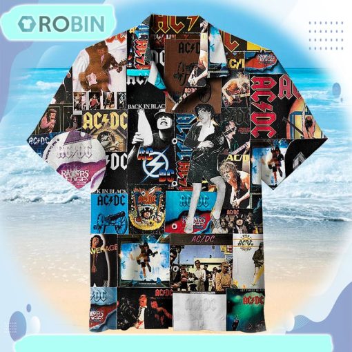 ACDC Collage Hawaiian Shirt