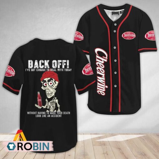 Achmed Back Off With Cheerwine Baseball Jersey Shirt Style