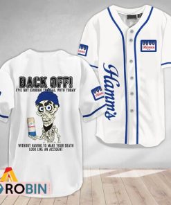 Achmed Back Off With Hamm’s Beer Baseball Jersey Shirt Style Achmed Back Off With Hamm’s Beer Baseball Jersey Shirt Style